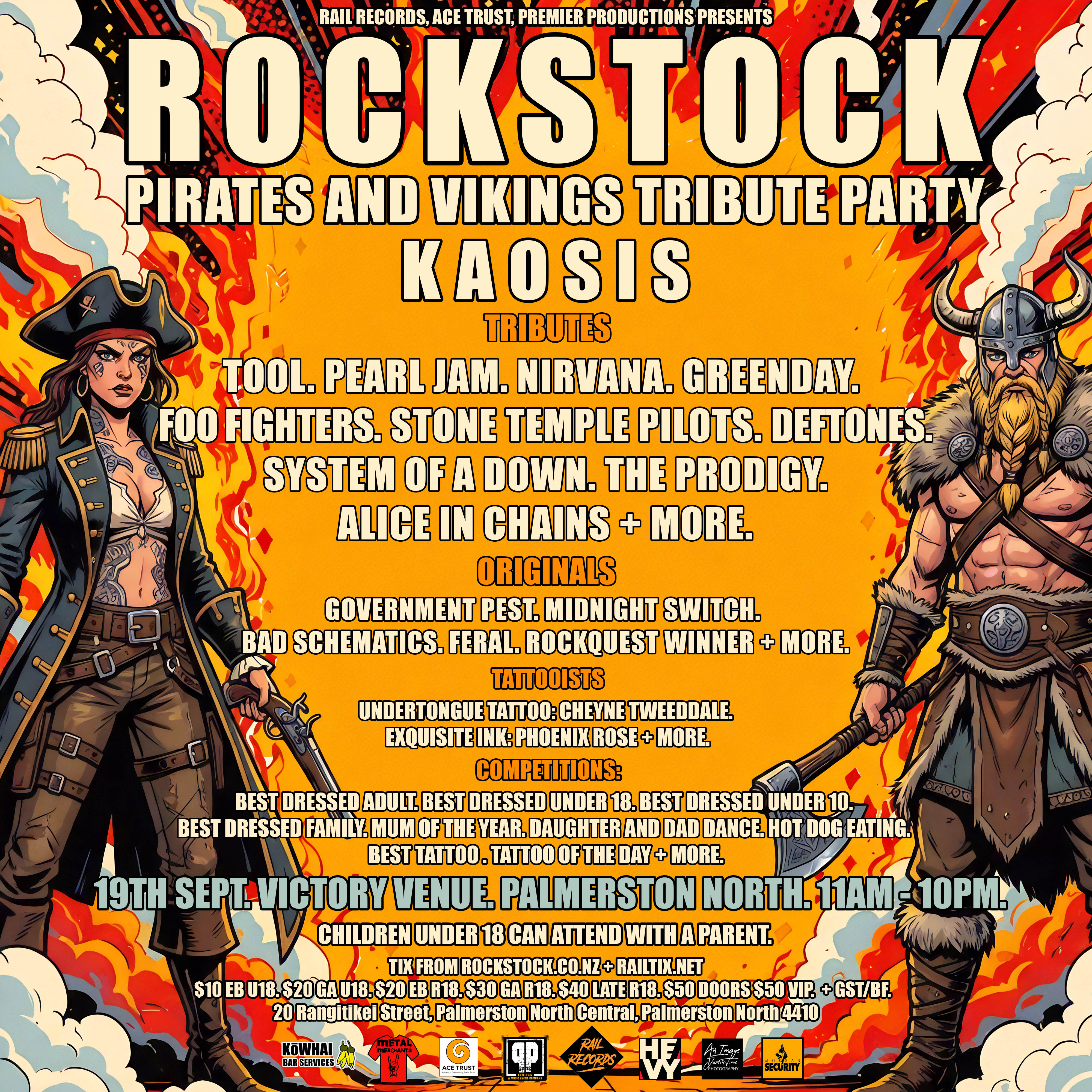 ROCKSTOCK: PIRATES AND VIKINGS PARTY MANAWATU