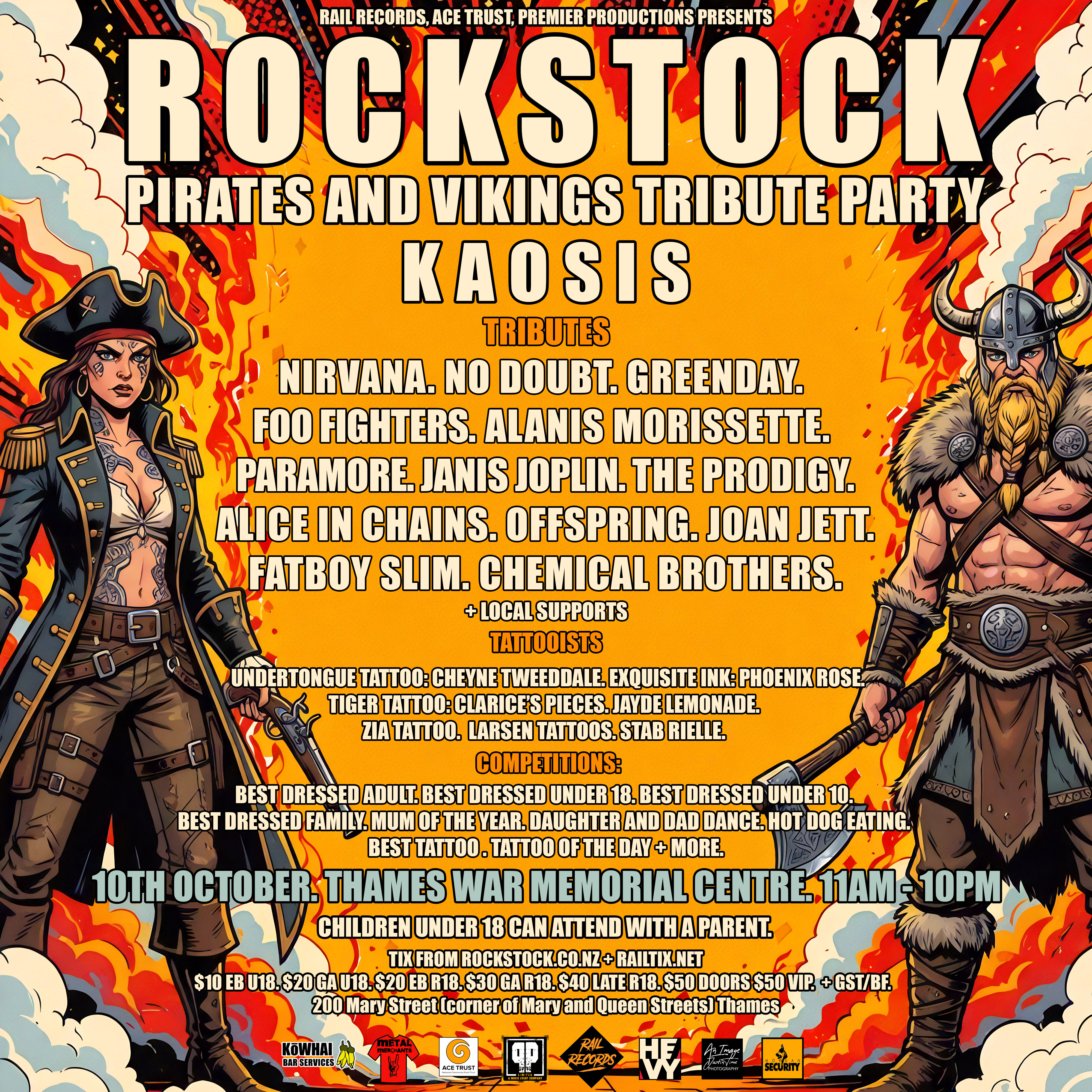 ROCKSTOCK: PIRATES AND VIKINGS PARTY HAURAKI
