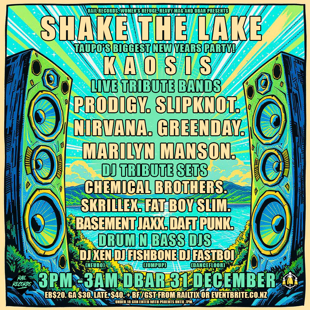 SHAKE THE LAKE: NEW YEARS EVE TAUPO