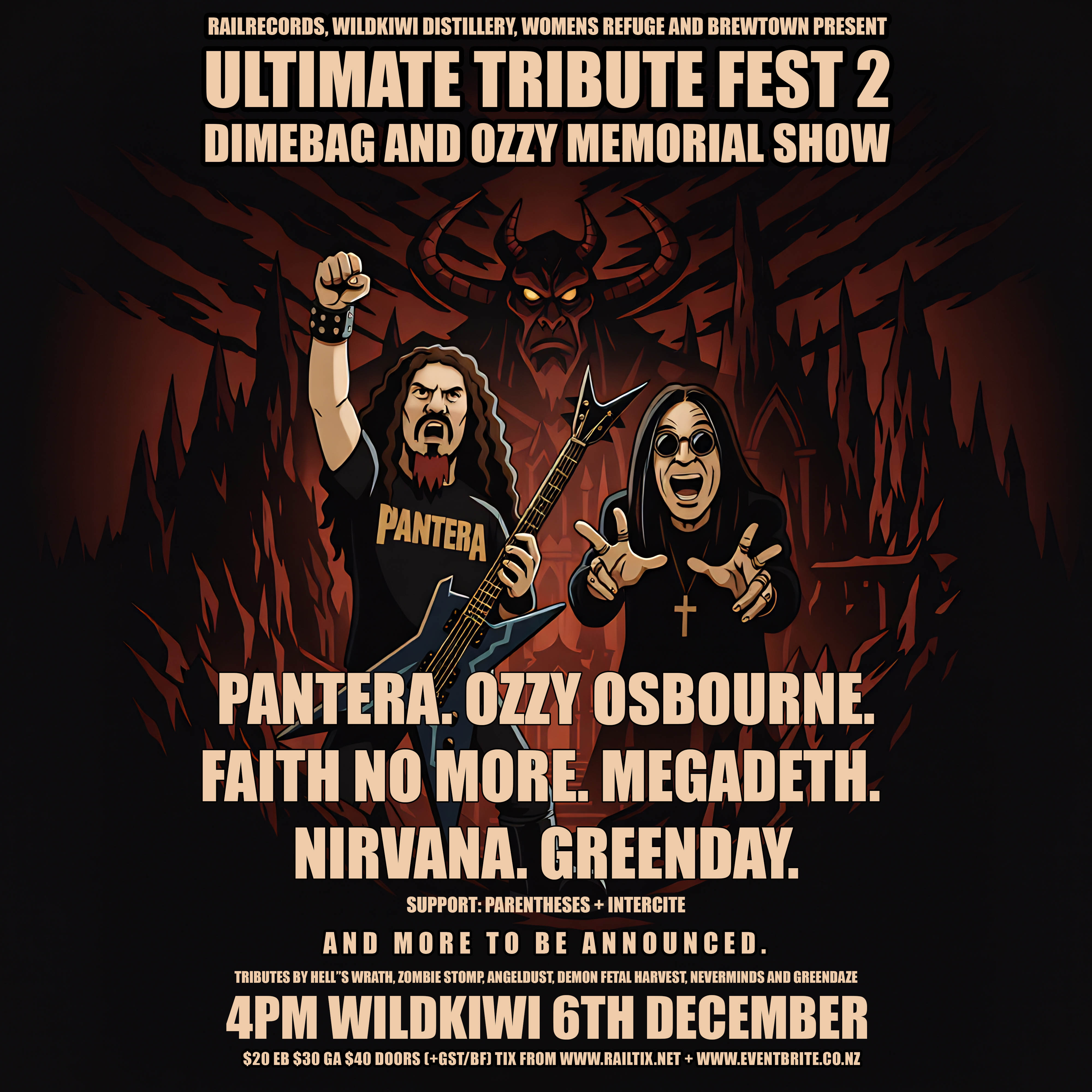 Ultimate Tribute Fest 2: Dimebag & Ozzy Memorial Show